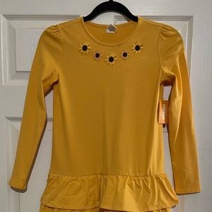 Gymboree Sunflower dress 10/12 NWT